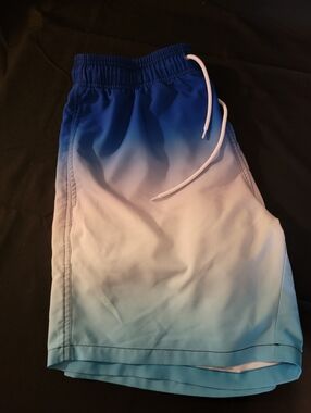 Boy's Blue Ombre Swim Shorts